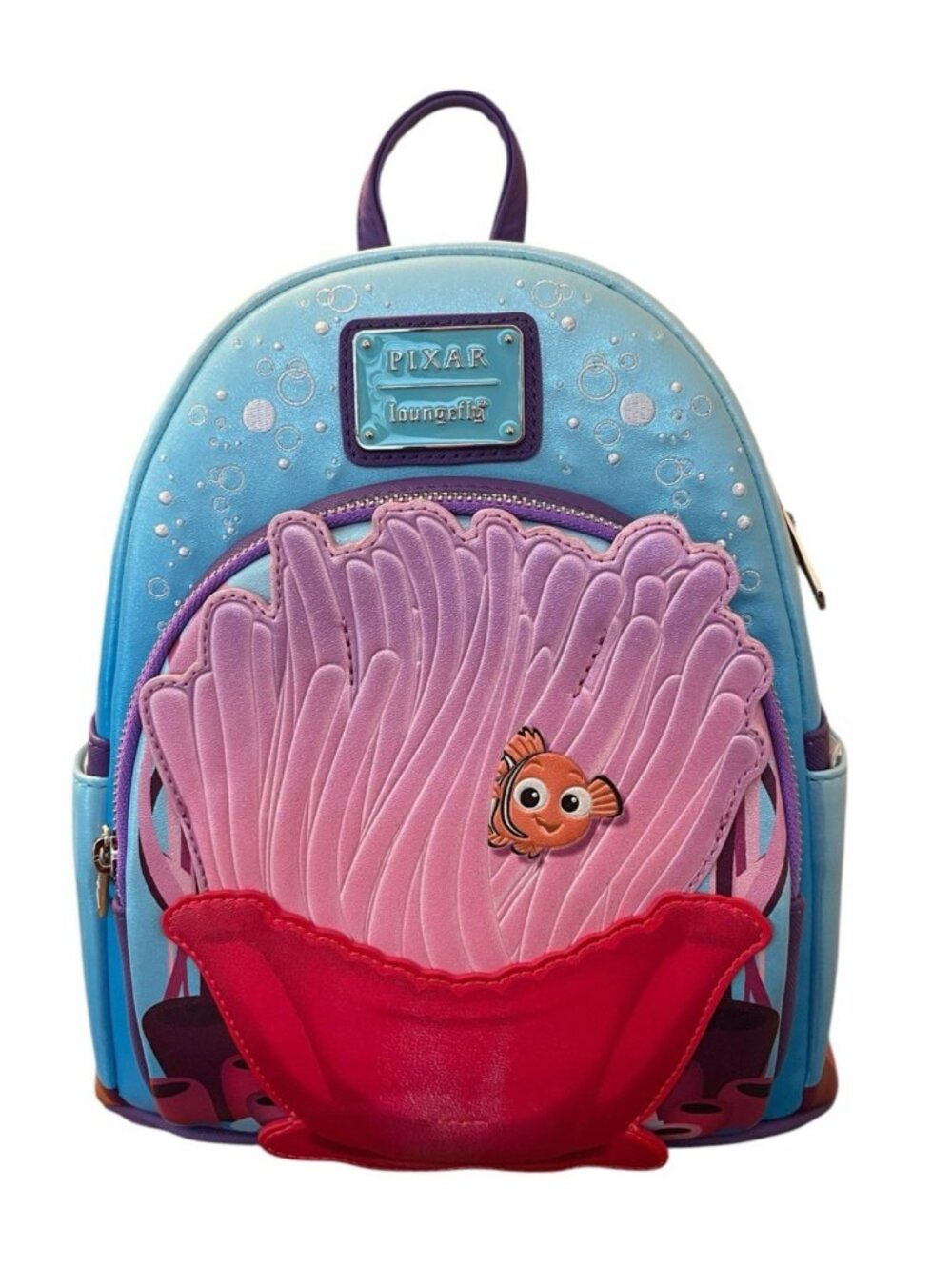 Loungefly Disney Pixar Finding Nemo Sea Anemone Backpack Clownfish Ocean NWT